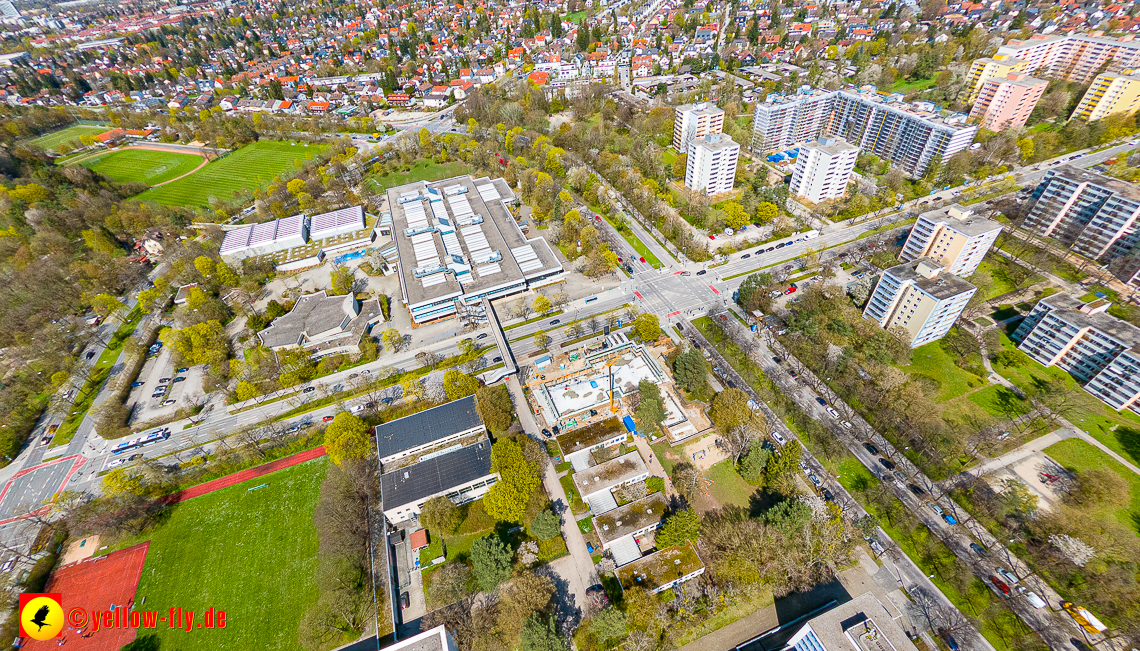21.04.2023 - Baustelle Haus für Kinder in Neuperlach